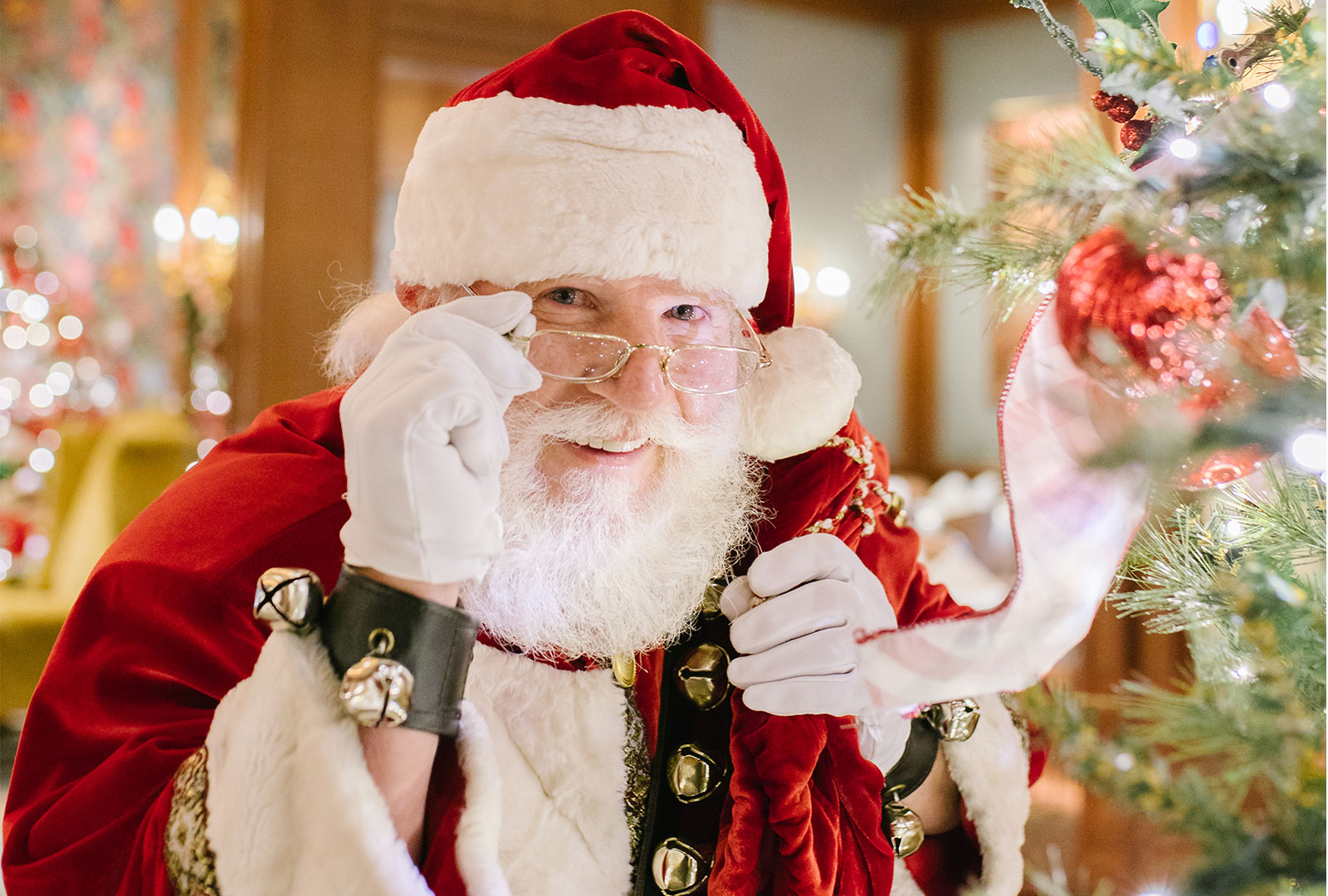 Santa Clause at The Grand America Hotel in Salt Lake City